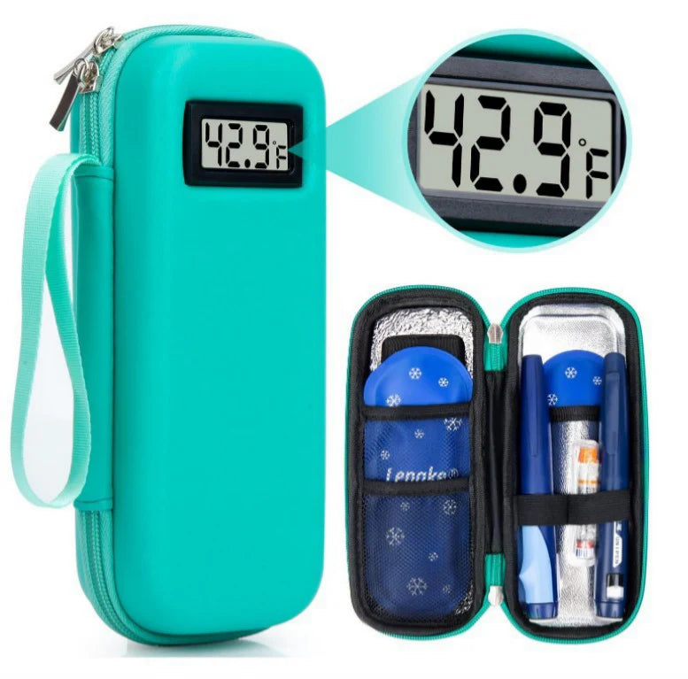 🔥Last Day of Promotion - 49% OFF🔥Insulin Cooler Travel Case with Temperature Display-8AOE1