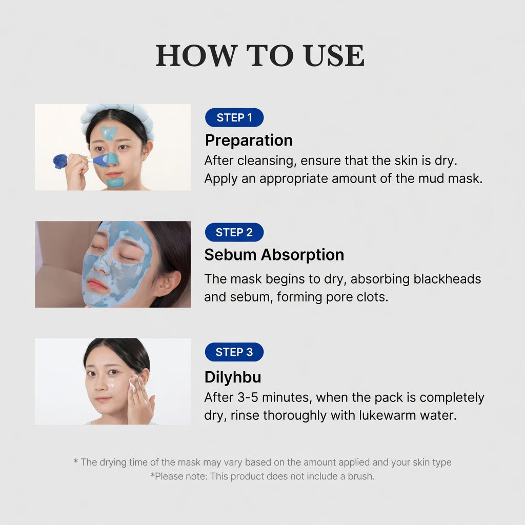 ✨Dilyhbu Zero Pore Blackhead Mud Mask – Deep Cleansing Clay Mask for Smoother, Cleaner-Looking Pores-8POP