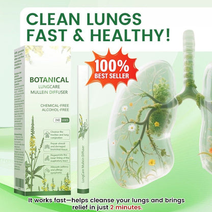 💥2026 New Upgrade | Cleanse Your Airways by 98% in Just 7 Days!🌿Botanical LungCare Mullein Diffuser✨-8HJ9