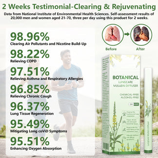 💥2026 New Upgrade | Cleanse Your Airways by 98% in Just 7 Days!🌿Botanical LungCare Mullein Diffuser✨-8HJ9