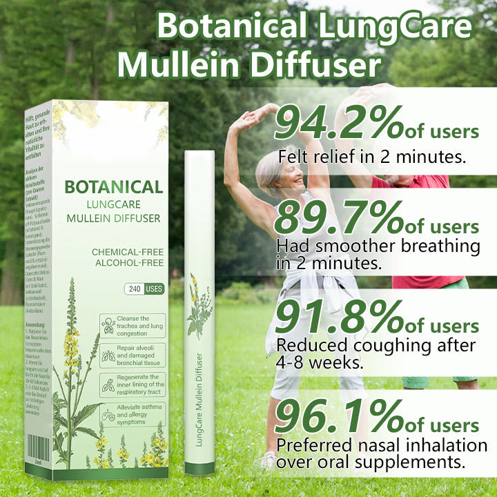 💥2026 New Upgrade | Cleanse Your Airways by 98% in Just 7 Days!🌿Botanical LungCare Mullein Diffuser✨-8HJ9