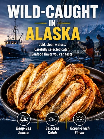🐡 Premium Fish Crisps –🚢 Bold Seafood Flavor & an Irresistible Crunch-Sam
