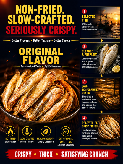 🐡 Premium Fish Crisps –🚢 Bold Seafood Flavor & an Irresistible Crunch-Sam