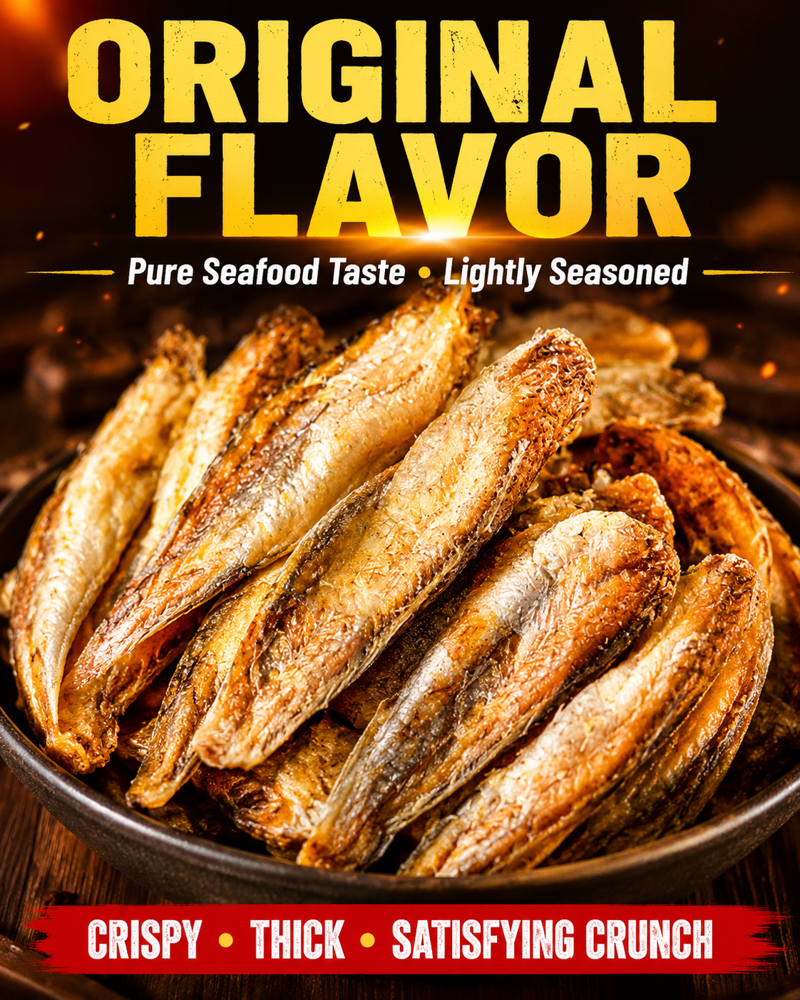 🐡 Premium Fish Crisps –🚢 Bold Seafood Flavor & an Irresistible Crunch-Sam
