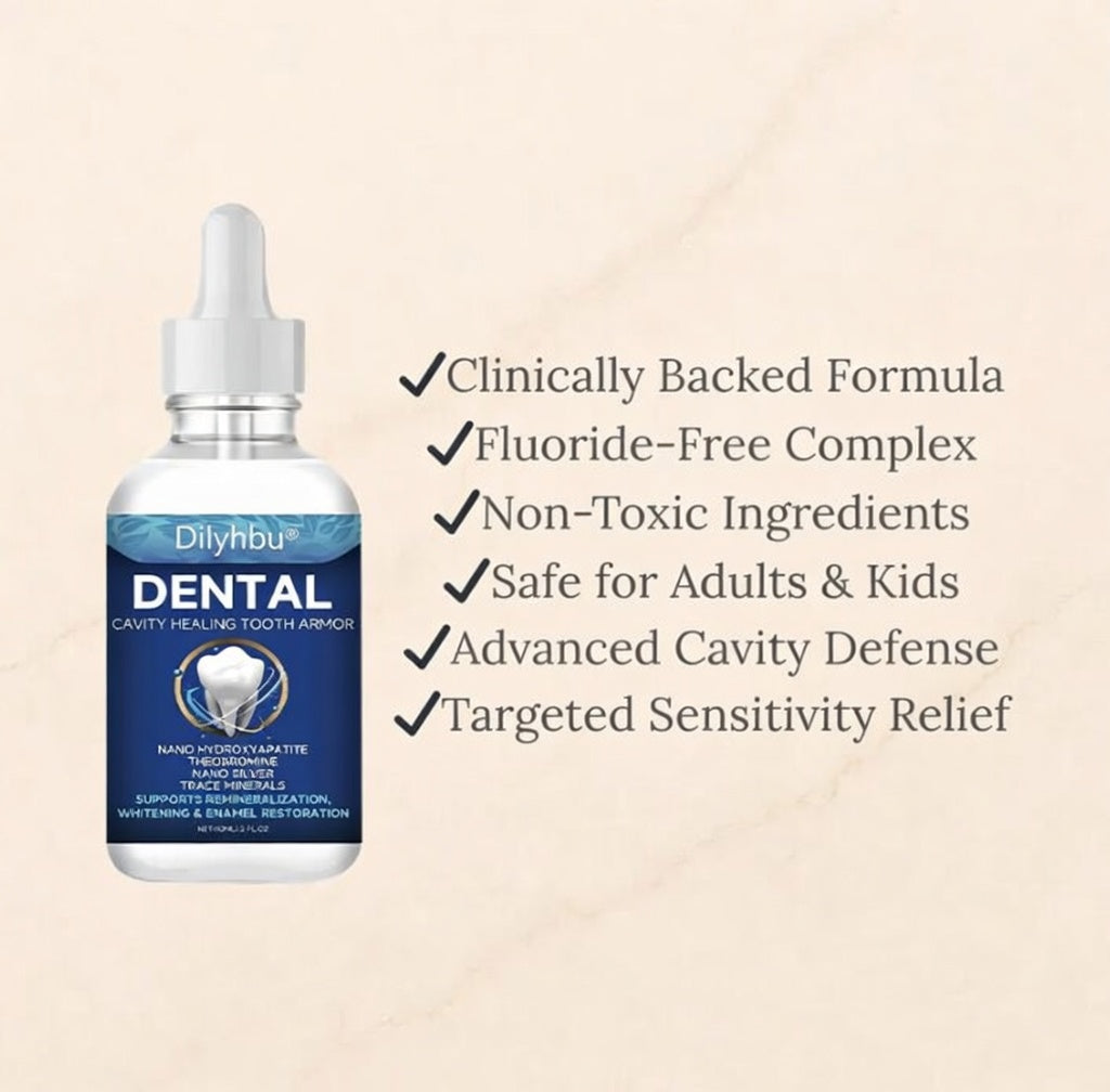 🦷🦷🦷Tooth Armor: Nano-Hydroxyapatite   Drops for Cavity Defense