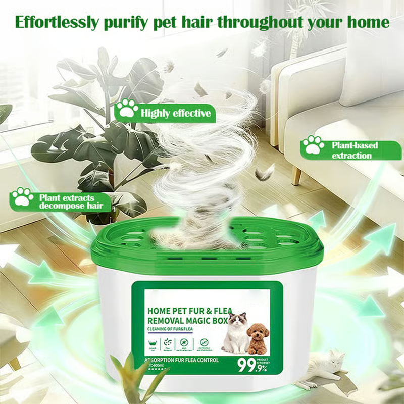 🔥2026 SALE - Home Pet Fur & Odor Removal Magic Box-8AOE1