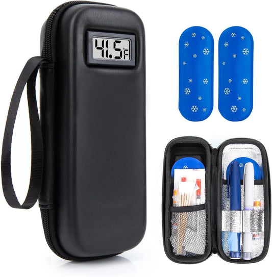 🔥Last Day of Promotion - 49% OFF🔥Insulin Cooler Travel Case with Temperature Display-8AOE1