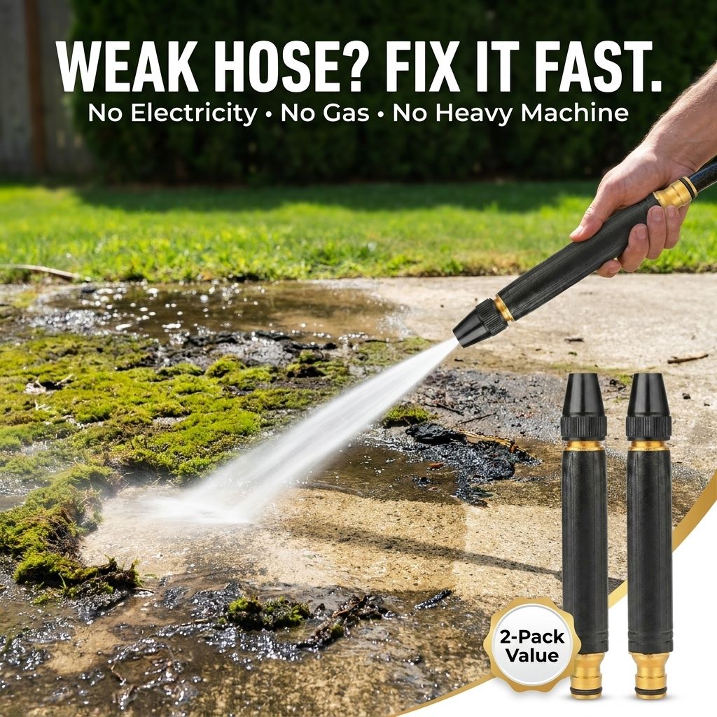 Weak Hose? Turn It Into a Power Cleaning Tool-8POP