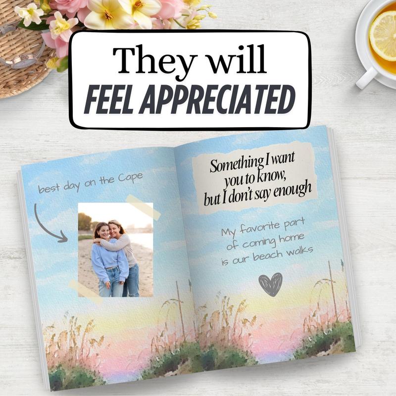💕Just a Few Things I Love About You Mom Fill-In The Blank Book Gift for Mom Journa-8AOE1