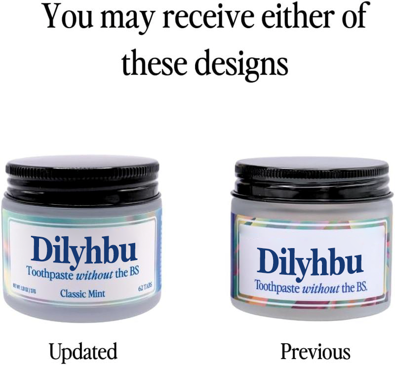 🪥 Dilyhbu Toothpaste Tablets — No Mess, No Plastic, Travel-Ready Clean Smile--8AOE1