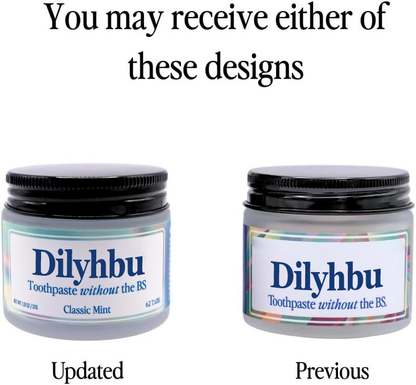 🪥 Dilyhbu Toothpaste Tablets — No Mess, No Plastic, Travel-Ready Clean Smile--8AOE1