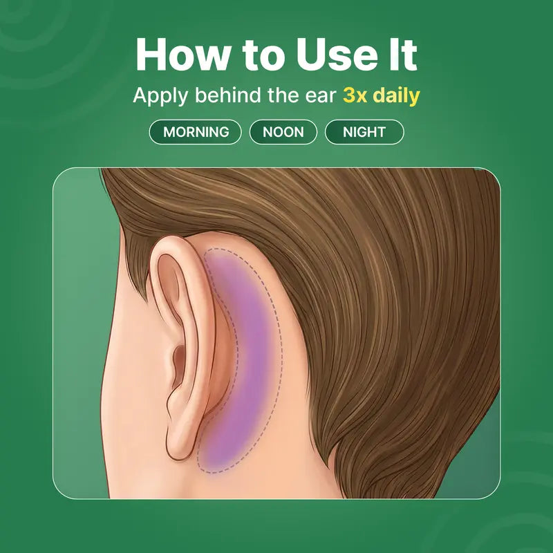 💗Sensory Support Roll-On – Calm Internal Ear Noise for Peace & Quiet –8AOE1