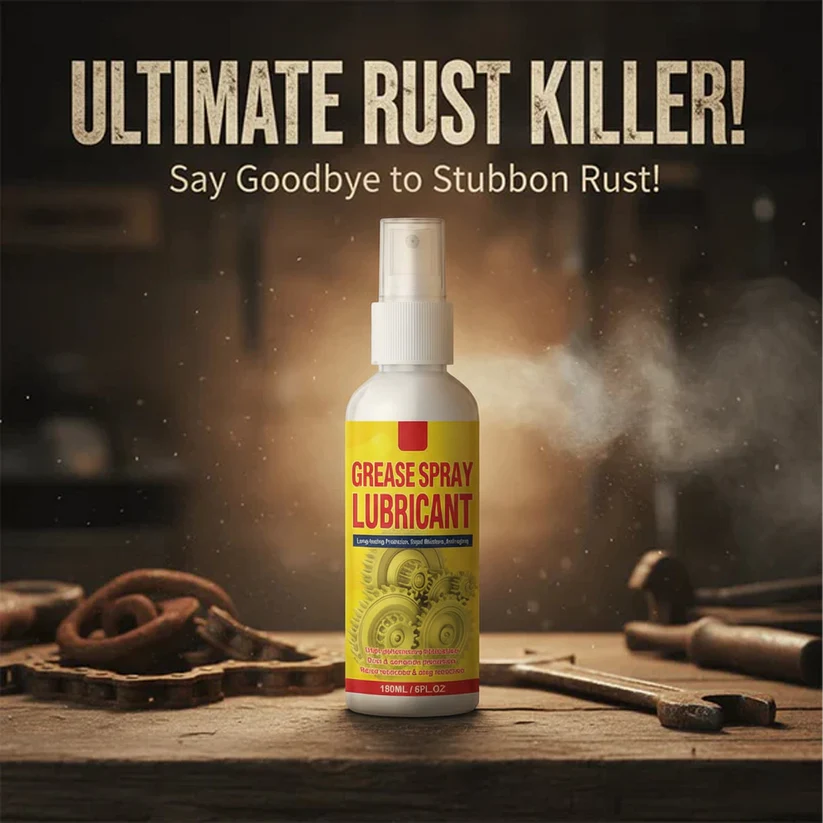 Anti-Rust Lubricant Spray & Rust Remover-8AOE1