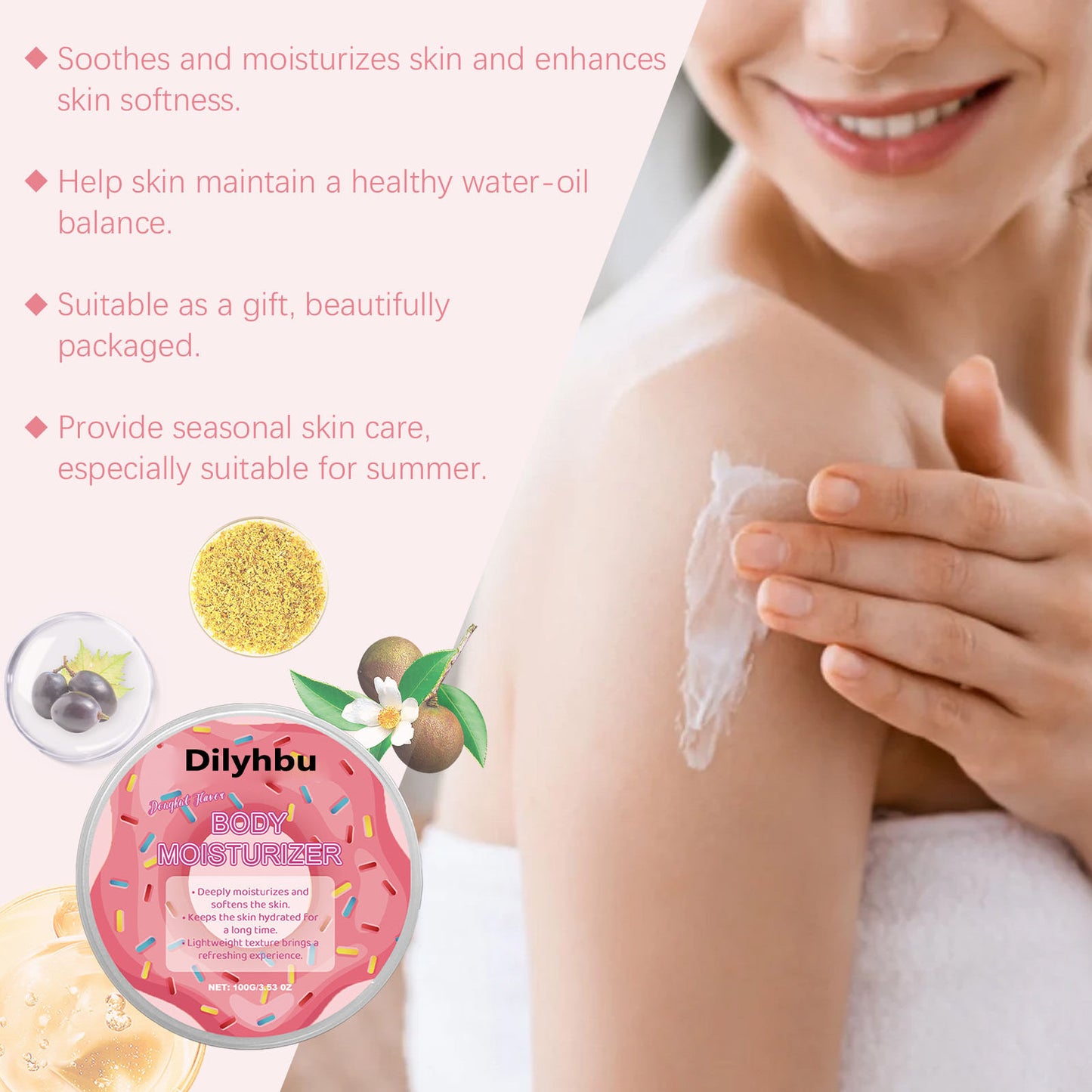 ✨ Travel Size Body Glaze Daily Moisturizer Skin Repair Anti-Aging–8AOE1