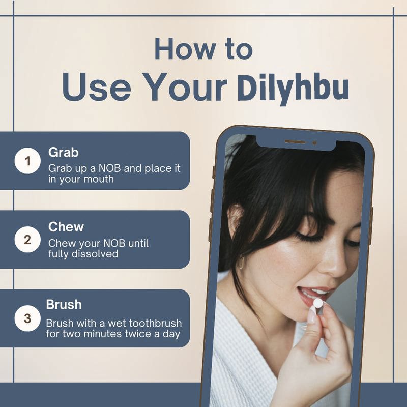 🪥 Dilyhbu Toothpaste Tablets — No Mess, No Plastic, Travel-Ready Clean Smile--8AOE1