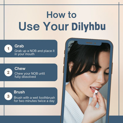 🪥 Dilyhbu Toothpaste Tablets — No Mess, No Plastic, Travel-Ready Clean Smile--8AOE1