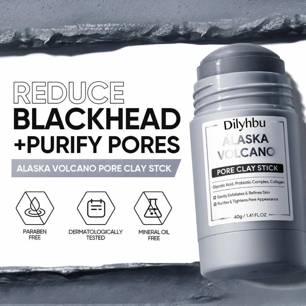 💥Alaska Volcano Pore Clay Stick Cleansing Blackhead-8AOE1