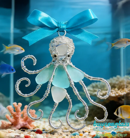 🔥Hand-Wrapped Sea Glass Collection💎Timeless Coastal Art-8POP