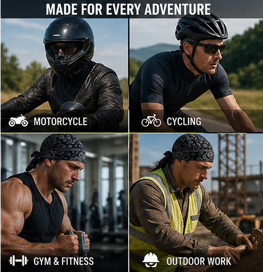🧢🧢🧢Stop Sweat, Heat & Helmet Discomfort — Stay Cool All Day -8POP