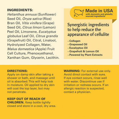 Cellulite Massage Oil 8oz-8AOE1