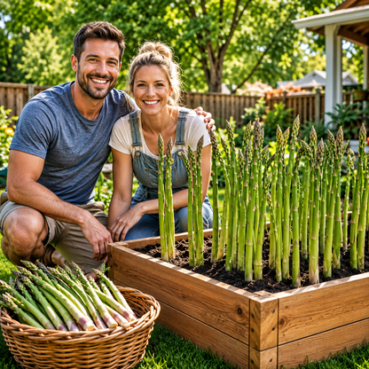 Grow Fresh Organic Asparagus at Home 🌱-8POP