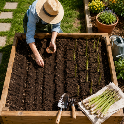 Grow Fresh Organic Asparagus at Home 🌱-8POP