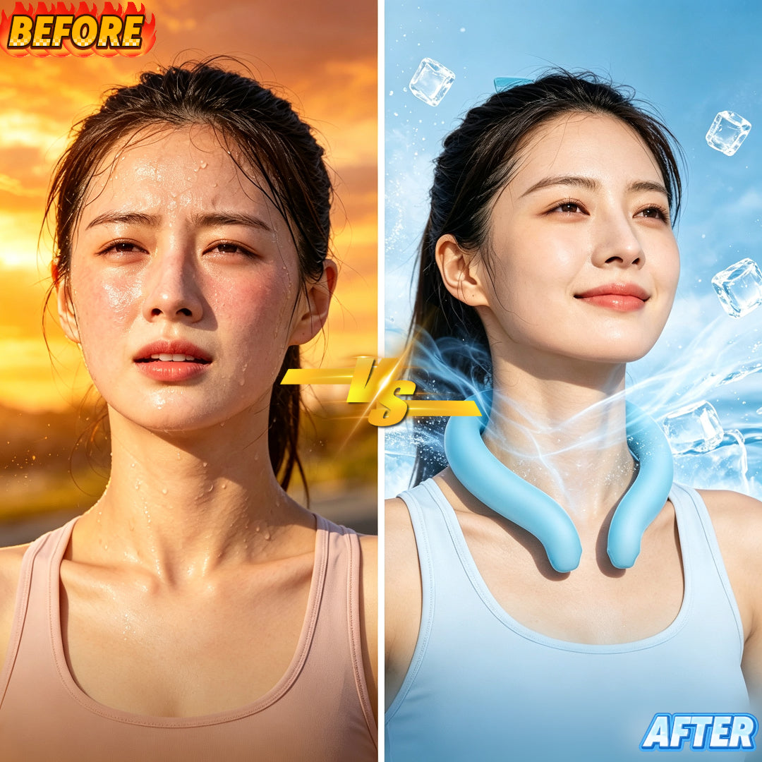 🌞2026 Summer Must-Have Gadget🌊PCM Neck Cooling Tube – Wearable Ice Ring for Hot Flashes, Sports & Summer Heat🏄‍♀️-8HJ9