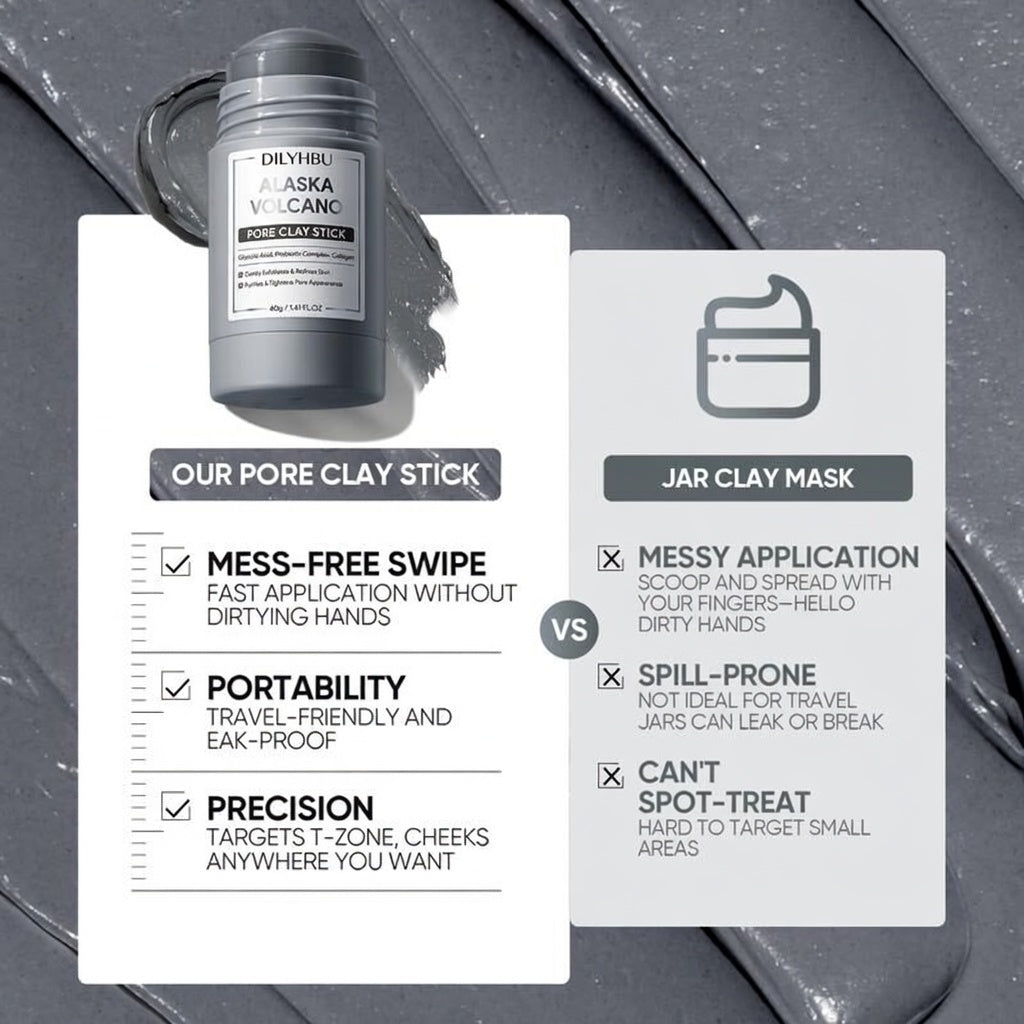 💥Alaska Volcano Pore Clay Stick Cleansing Blackhead-8AOE1