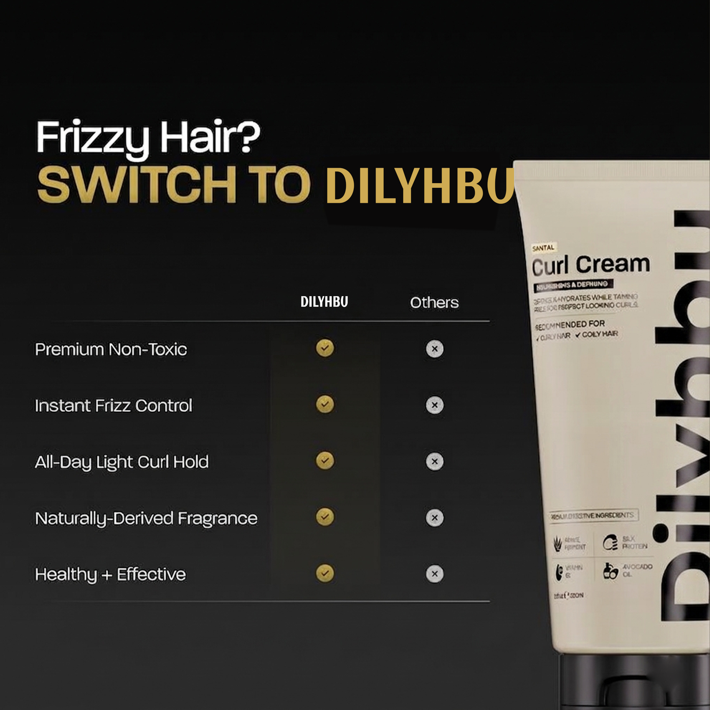 🛡️Curl Cream Instant Definition & Hydration BASED-8AOE1