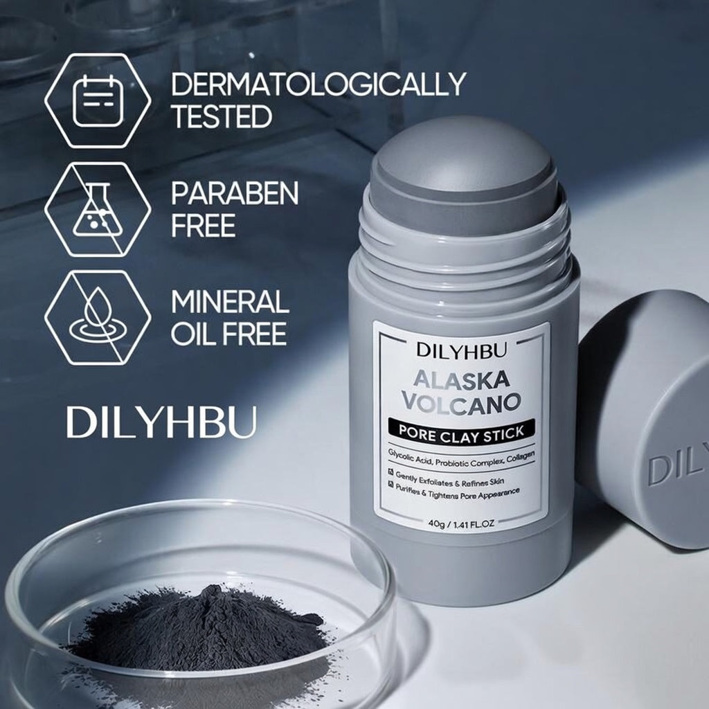 💥Alaska Volcano Pore Clay Stick Cleansing Blackhead-8AOE1