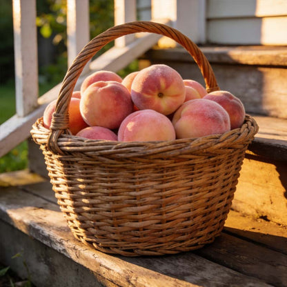 🔥 65K+ SOLD! 🍑 Heirloom Honey Red Dwarf Peach Tree Live Seeds-8POP