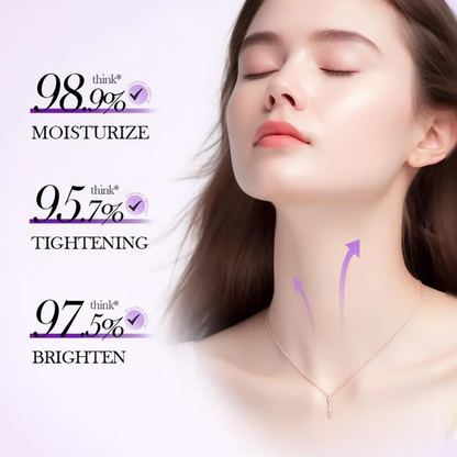 Roller Massage Neck Cream 🧴 Collagen & Hyaluronic Acid | Firms Neck, Reduces Wrinkles & Double Chin-8POP