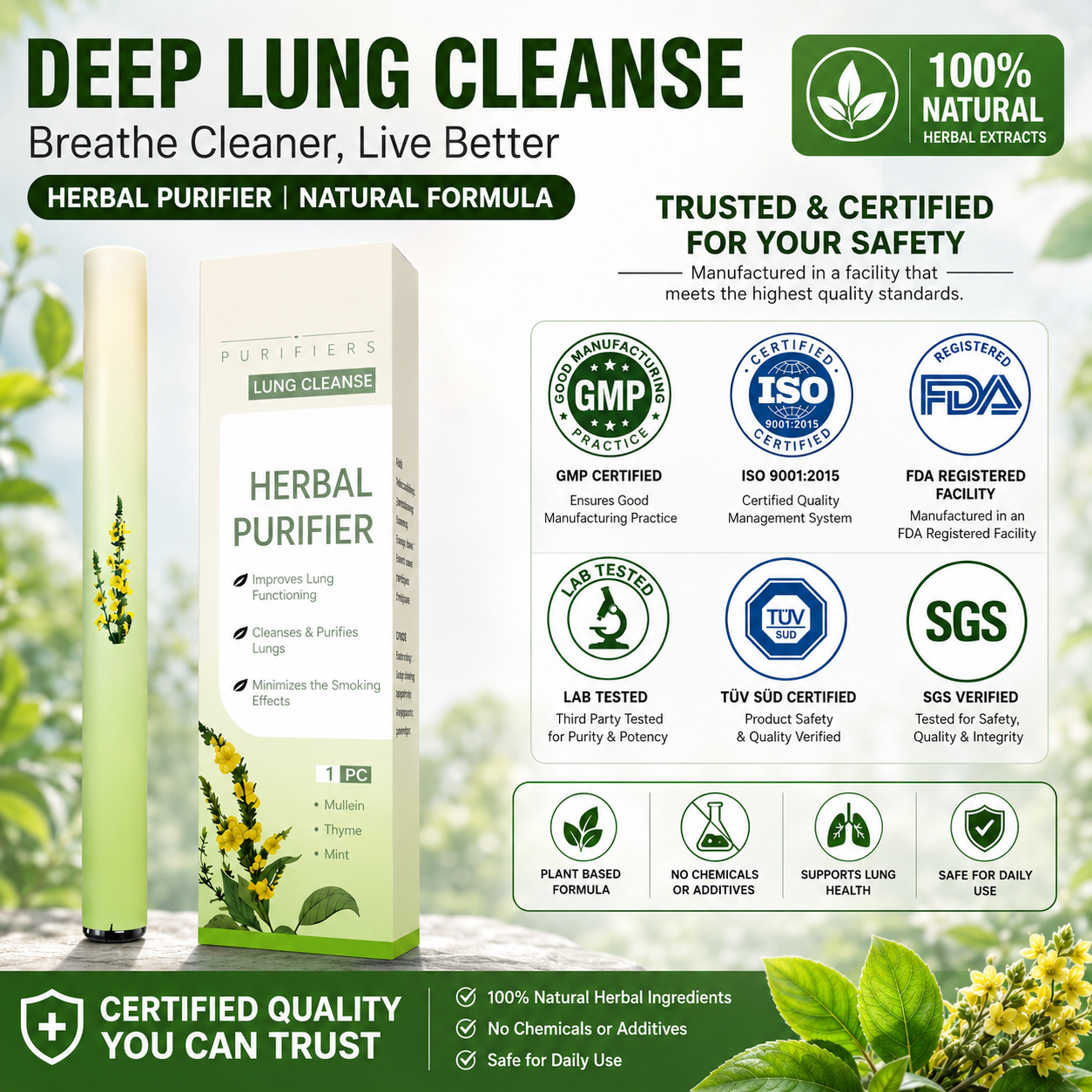 🍃 LIMITED TIME 50% OFF🍀 Refresh Your Breathing Naturally with the Herbal Aroma Stick-8JX3