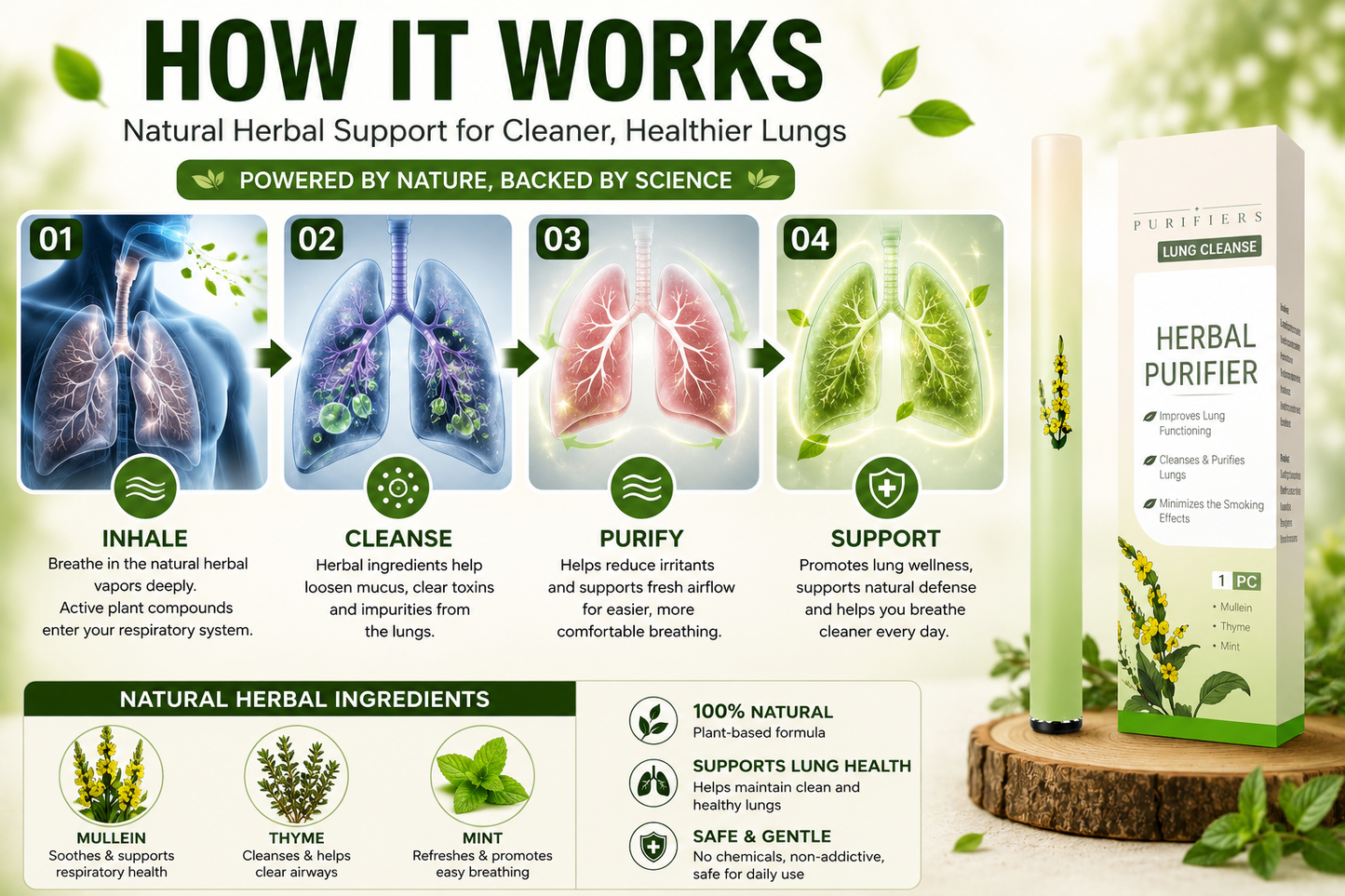 🍃 LIMITED TIME 50% OFF🍀 Refresh Your Breathing Naturally with the Herbal Aroma Stick-8JX3
