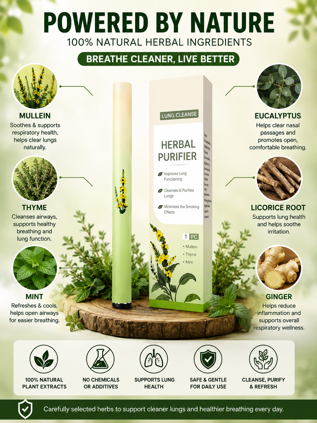 🍃 LIMITED TIME 50% OFF🍀 Refresh Your Breathing Naturally with the Herbal Aroma Stick-8JX3