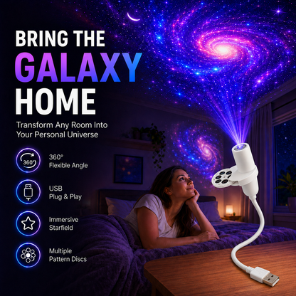 🌌✨ Plug & Play HD Star Projector 🥇 – Transform Any Room into a Magical Galaxy in Seconds-8CR5