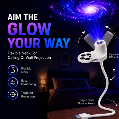 🌌✨ Plug & Play HD Star Projector 🥇 – Transform Any Room into a Magical Galaxy in Seconds-8CR5