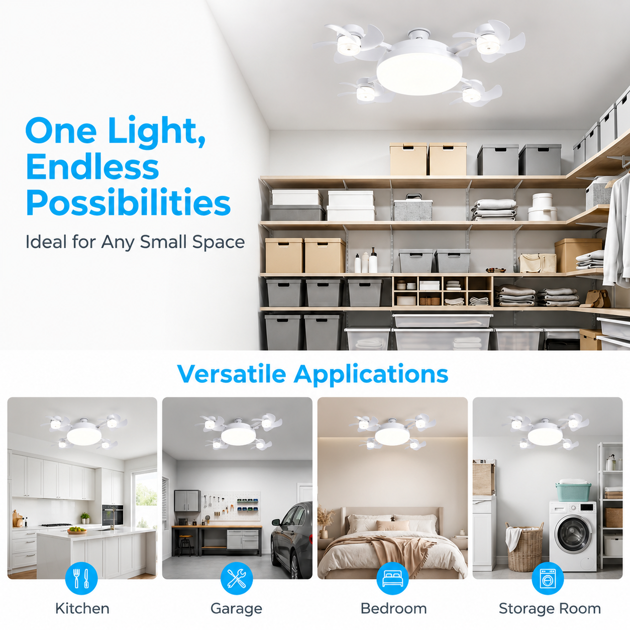 🔥 LIMITED TIME 50% OFF | Remote Control Ceiling Fan Light – Cool, Bright & Easy to Install-8CR5