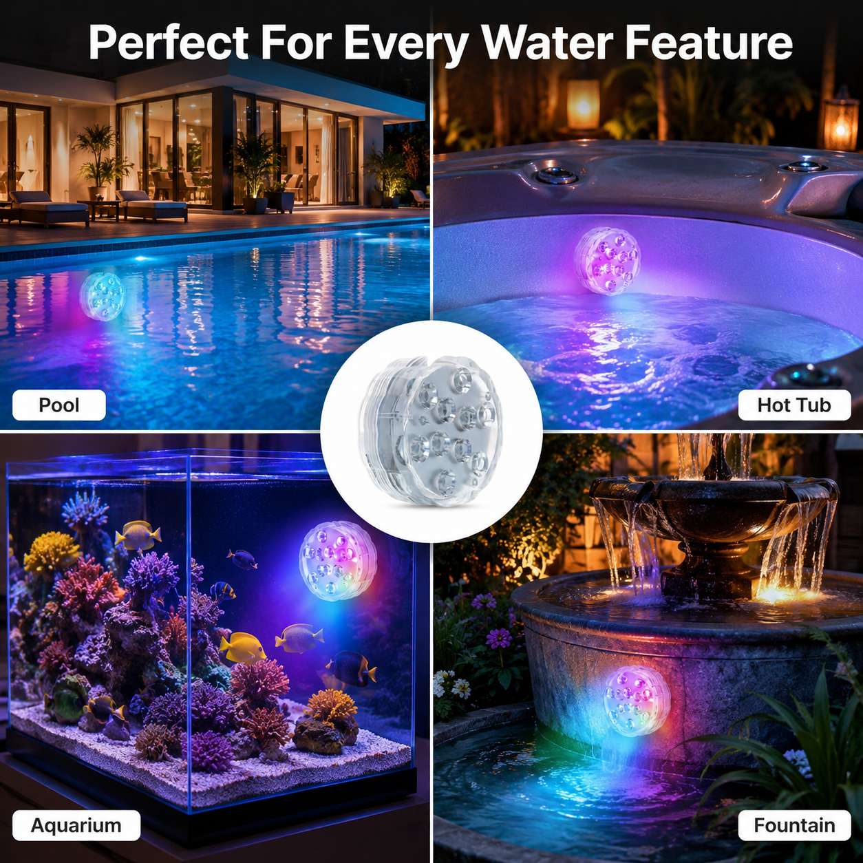 Submersible LED Pool Lights-8CR5