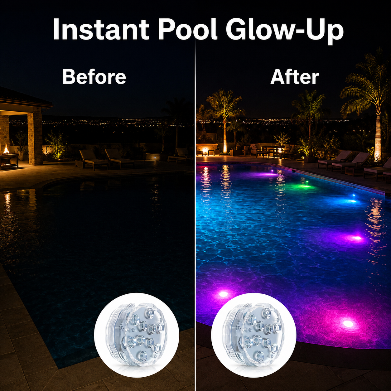 Submersible LED Pool Lights-8CR5