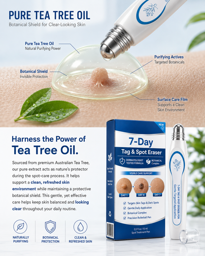 🔥7-Day Skin Tag & Spot Care Eraser✨Painless &Scar-Free💙Treatment for Dark Spots & Skin Imperfections-8JX3