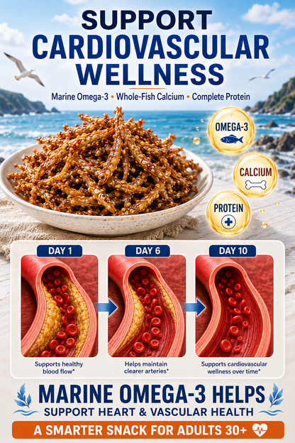 🔥 Limited Seasonal Catch | Spicy-Sweet Whole Whitebait Snacks – Wild-Caught New Zealand Fish, Slow-Baked, Crispy & Protein-Rich-8CR5