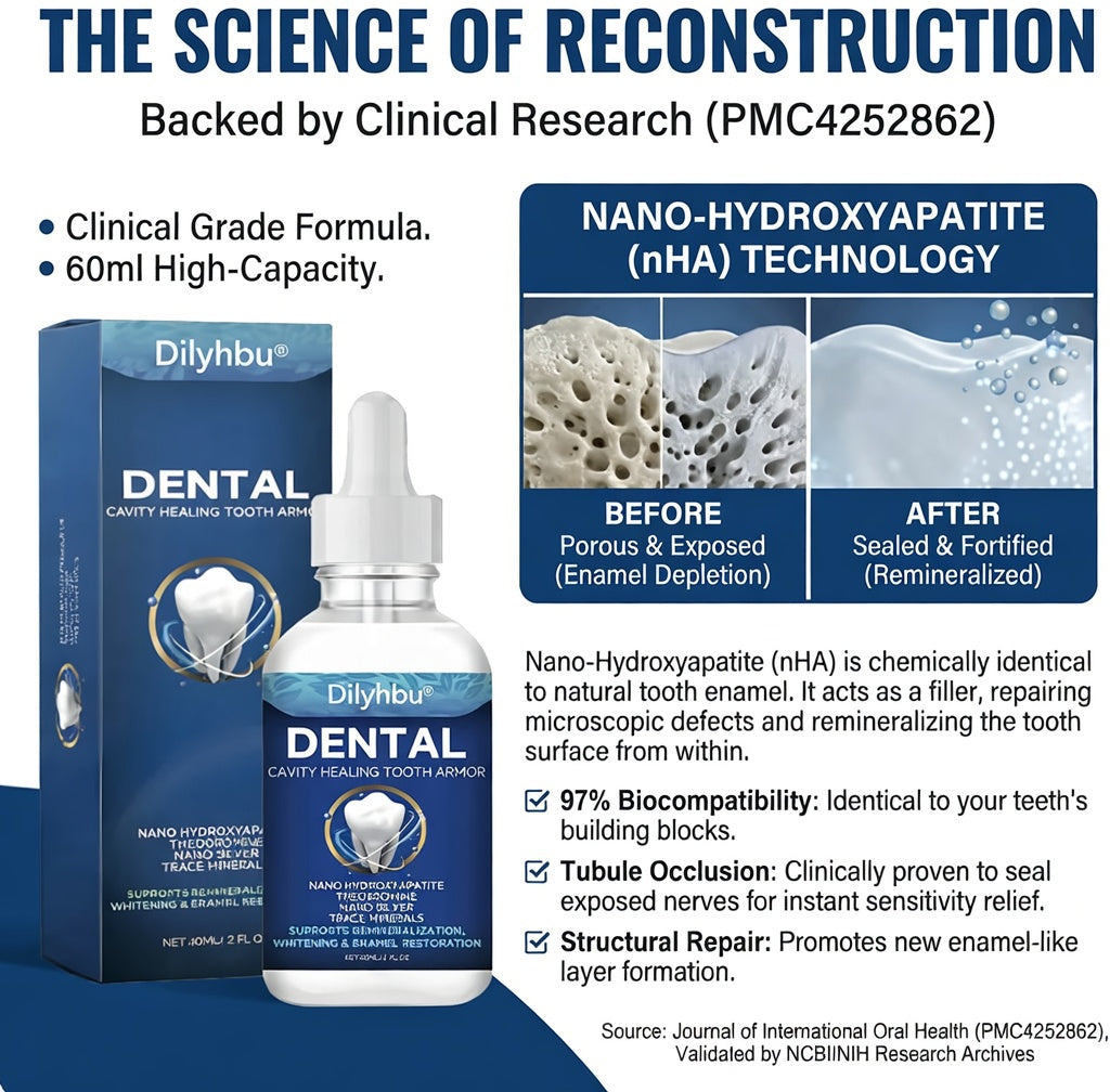 🦷🦷🦷Tooth Armor: Nano-Hydroxyapatite   Drops for Cavity Defense
