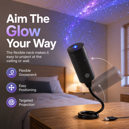 🌌✨ Plug & Play HD Star Projector 🥇 – Transform Any Room into a Magical Galaxy in Seconds-8CR5