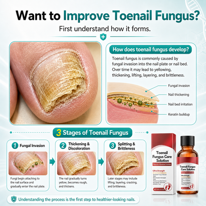 🔥50% OFF🦶Toenail Care Solution | Advanced Herbal Formula for Thick, Yellow, Cracked & Brittle Nails-8YF7