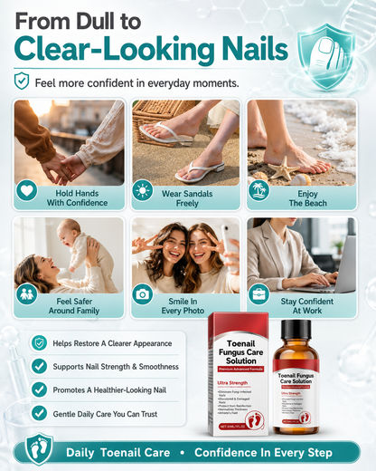 🔥50% OFF🦶Toenail Care Solution | Advanced Herbal Formula for Thick, Yellow, Cracked & Brittle Nails-8YF7