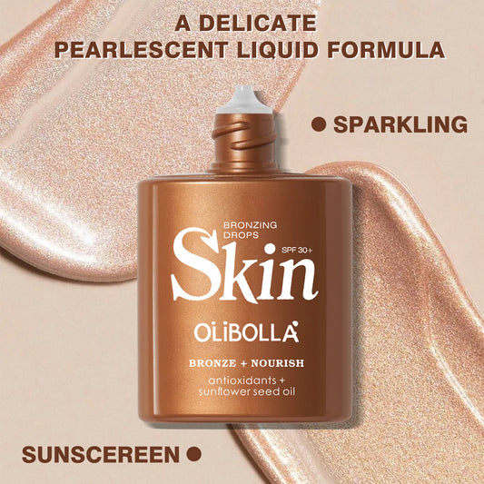 🔆✨Bronzing Drops Tinted Serum 🌿 No Heavy Makeup Needed-8POP