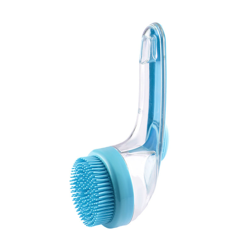💥Limited Time 50% OFF💥2-in-1 Dog Bath Brush with Shampoo Dispenser – Soft Silicone Pet Grooming Brush for Dogs & Cats🐕😻-8HJ9