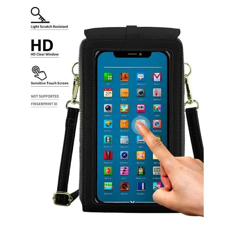 👜 📱 Women's Touch Screen Messenger Bag – Smart Phone Charging, Anti-Theft & Water-Resistant ✨-8POP