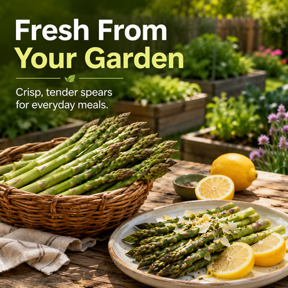 Grow Fresh Organic Asparagus at Home 🌱-8POP